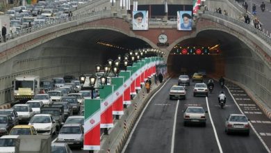 انسداد شبانه هر دو باند تونل توحید