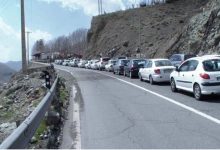 جاده چالوس یکطرفه شد
