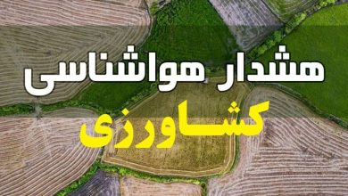 کشاورزان و گلخانه داران هشدار وزش باد را جدی بگیرند
