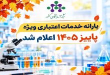 یارانه خدمات اعتباری ویژه پاییز ۱۴۰۵ اعلام شد