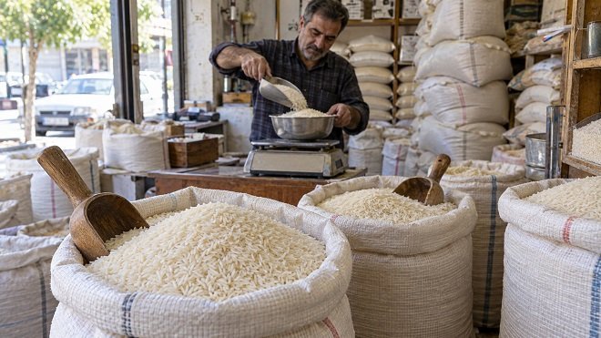 سفره خانوار زیر فشار قیمت برنج؛ نرخ برندهای پاکستانی در ۲۳ مهر اعلام شد