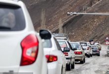 ترافیک سنگین در آزادراه تهران - شمال