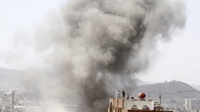 حملات هوایی عربستان به سواحل تعز در یمن