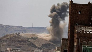 حملات هوایی عربستان به فرودگاه بین‌المللی صنعا