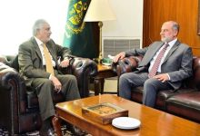 دیدار اسحاق دار با دبیرکل «توافق دفاعی مشترک مکه»