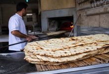 فروش وزنی نان